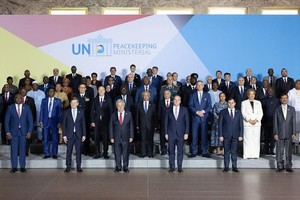 各国领导人在柏林部长级会议合影。（图：联合国）