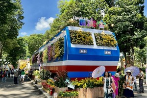 市民纷纷前来拍照打卡。