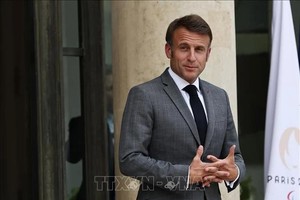 法国总统埃马纽埃尔·马克龙。（图：新华社）