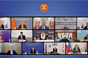 5月20日，东盟-中国经贸部长特别会议以线上方式举行，双方经贸部长共同宣布全面完成东盟-中国自贸区3.0版谈判。（图：越通社）