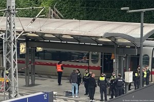 袭击事件发生在汉堡中央火车站的13、14站台。（图：DPA）