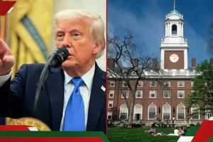 特朗普要求哈佛大学提交全部国际学生名单。（图：互联网）