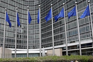 图为位于比利时布鲁塞尔的欧盟总部。（图：路透社）