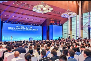 这是2025中国（广东）-东盟贸易促进与供应链合作机制建设对接交流会现场。（图：新华社）