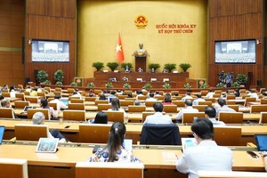 第十五届国会第九次会议现场。（图：嘉欣）