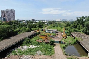 环市二路三段自2020年3月起已停止施工。（图：PLO）