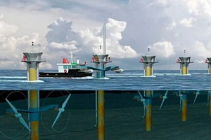 印尼首个潮流能发电站项目啟动。（图：互联网）