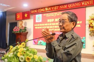 市青年突击队协会主席武清锋在会上致辞。（图：锦雪）