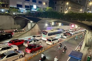 西贡河隧道一隅。（图：周俊）