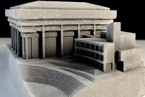 卡锡制作伯明罕中央图书馆微缩模型。（图：互联网）