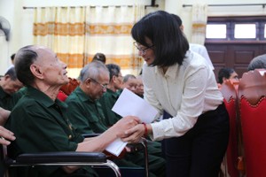 市代表团探望宁平省伤病军人