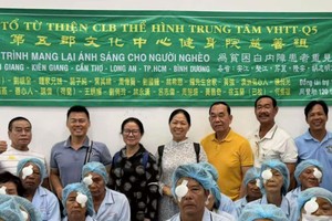 热心人士赞助134例白内障手术