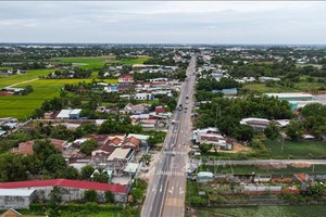 胡志明市-沐牌高速公路将与22号国道连接一起。