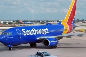 美国西南航空公司一架客机。（图：互联网）