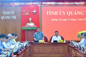 范明政总理为广治省指导发展方向。