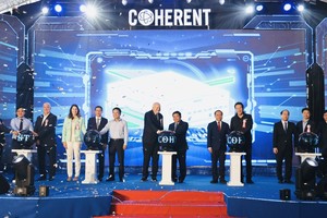 越南Coherent厂房落成仪式。（图：VGP）