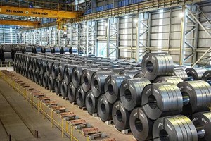 和发集团年产钢总量将提升至1600万吨，其中热轧钢卷(HRC)佔900万吨，足以满足越南市场对该产品的需求。（图：P.Đinh）