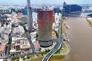 航拍的胡志明市一隅。（图：明煌）