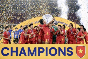 越南U23足球队凯旋回国