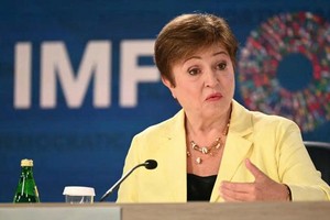 国际货币基金组织总裁格奥尔基耶娃。（图：IMF）