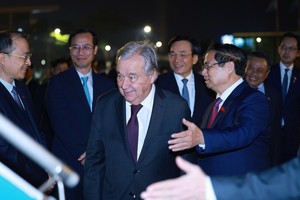 联合国秘书长古特雷斯圆满结束访越并出席《河内公约》开放签署仪式之行