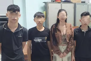 Các đối tượng tại cơ quan điều tra. Ảnh: CACC