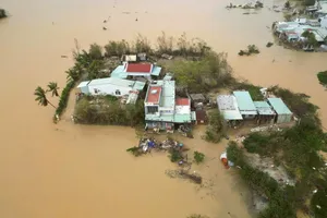 Gia Lai: Vùng hạ lưu sông Hà Thanh ngập lụt trở lại