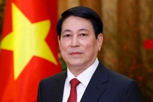 越南国家主席梁强,。