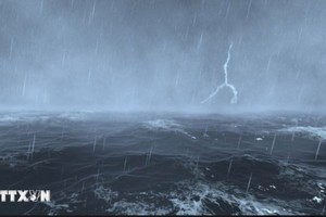 预报海上将出现强风和雷阵雨。