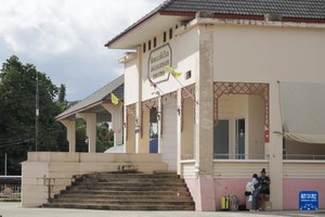 这是6月16日在泰国庄他武里府拍摄的边境检查站（新华社资料图）