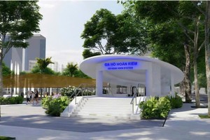 C9-还剑地下车站配景图。