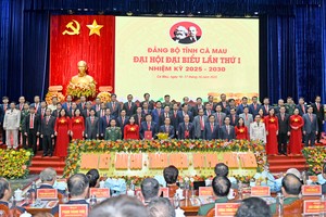  2025—2030年任期金瓯省党部第一次执委会亮相。