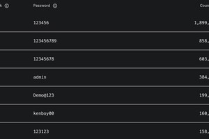 2025年越南最常用密码。图自NordPass/NordStellar。