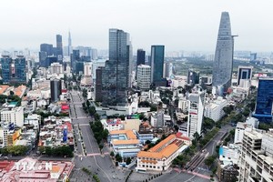 胡志明市的一角。