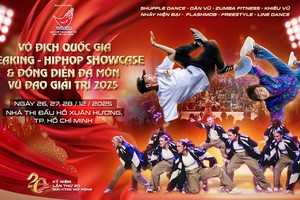 2025年全国霹雳舞—嘻哈舞展示锦标赛及多项目娱乐舞蹈集体表演有望成为重要的里程碑，有助于确立越南在地区街舞版图上的地位。