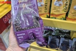 越南企业进口的印尼咖啡。
