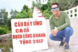 Bạch Công Khanh xây cầu nửa tỷ cho người dân