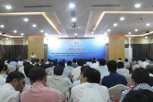 Toàn cảnh hội thảo tập huấn Đánh giá mức độ ứng dụng Công nghệ thông tin (CNTT) tại các cơ sở khám chữa bệnh 