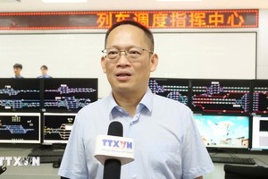 广西柳州铁道职业技术学院校长覃海波。