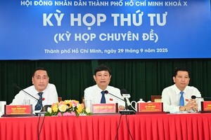 胡志明市人民议会第四次会议主席团。