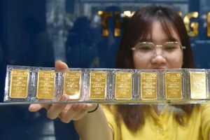 国际市场黄金价格下跌。