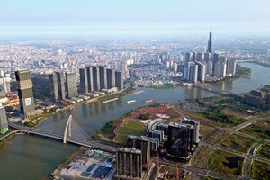 胡志明市一角。图:越通社