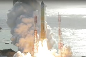 12月22日，发射的H3火箭8号机搭载的卫星“引路5号”未能进入预定轨道。图：JAXA