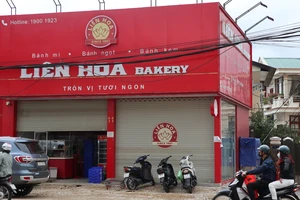 Một trong những cửa hàng chuỗi bánh mì Liên Hoa tại TP Đà Lạt 