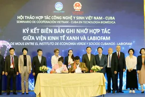 Thúc đẩy hợp tác công nghệ y sinh giữa Việt Nam – Cuba