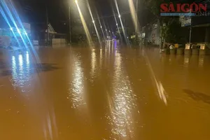 Lâm Đồng: Quốc lộ 20 lại ngập sâu, chia cắt sau cơn mưa lớn