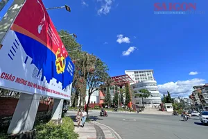 Khu Trung tâm hành chính tỉnh Lâm Đồng (phường Xuân Hương - Đà Lạt, tỉnh Lâm Đồng). Ảnh: ĐOÀN KIÊN