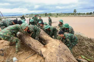 Quân khu 7 khẩn trương hỗ trợ Lâm Đồng khắc phục hậu quả mưa lũ