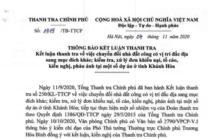 Nhiều sai phạm về đất công tại Khánh Hòa