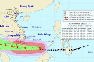 Cho học sinh nghỉ học, sơ tán hơn 1 triệu dân tránh bão Tembin